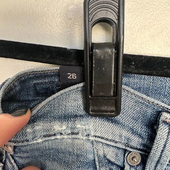 Citizens of Humanity High Rise Rocket Crop Womens Fizzle Skinny Jeans Size 26 - Picture 8 of 10